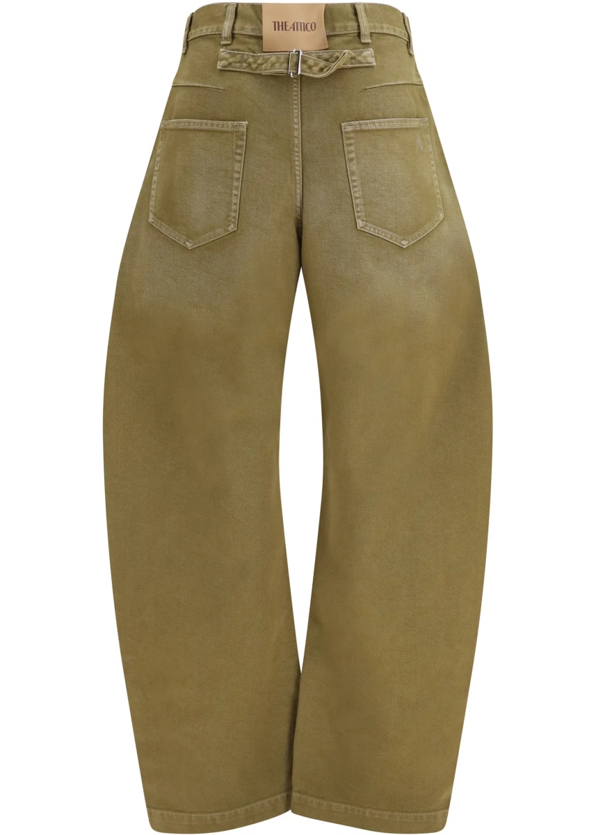 Blugi Wide-leg Jeans with back belt - Img 2