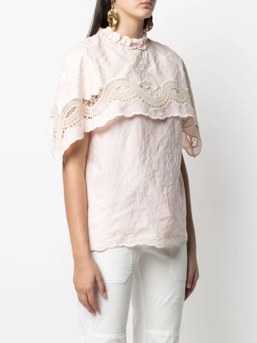 Bluza Alberta Ferretti roz - Img 3