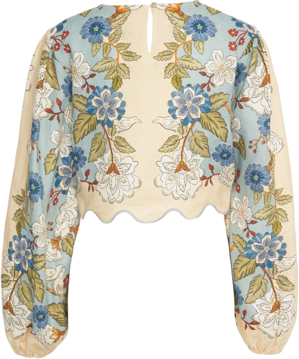 Bluza Blouse with floral pattern - Img 3
