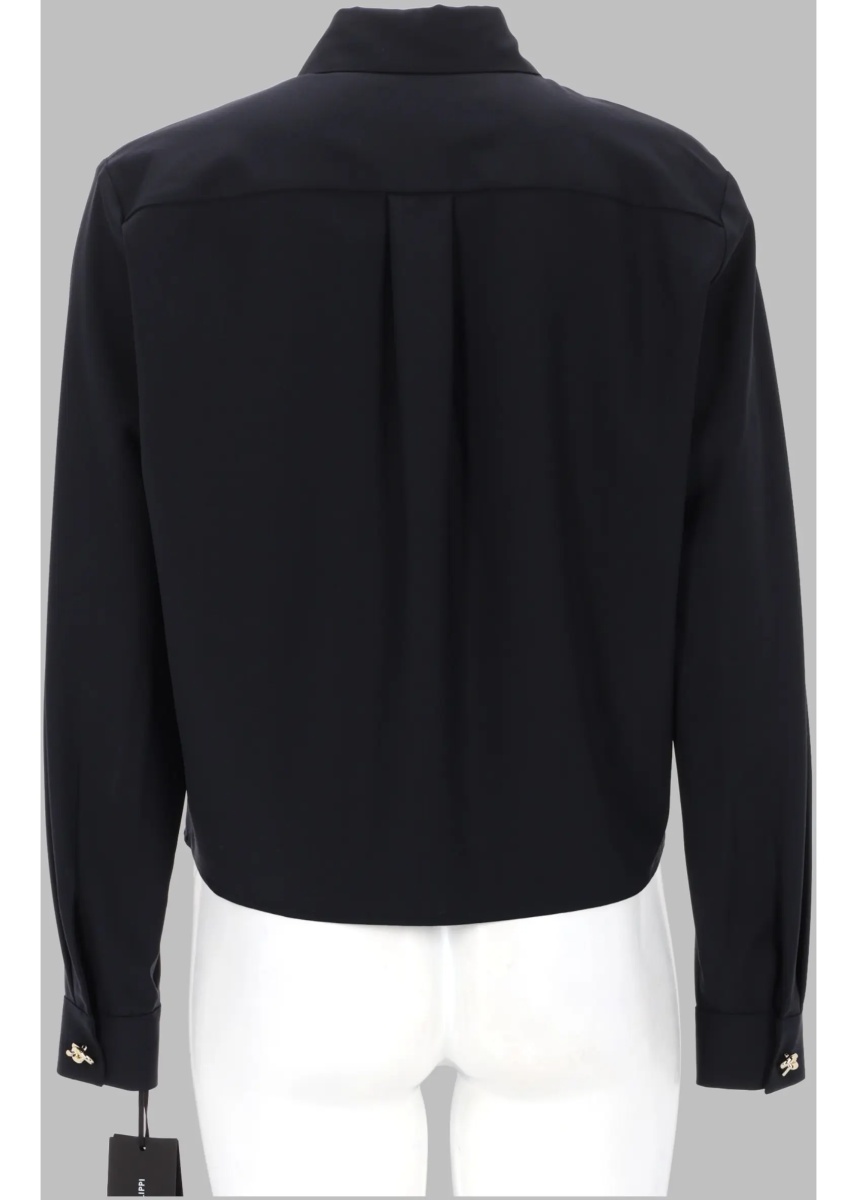 Bluza Camicia Boxy In Fresco Lana - Img 2