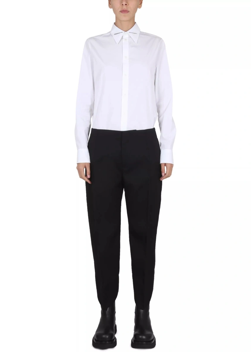 Bluza Camicia Con Colletto A Punta - Img 2
