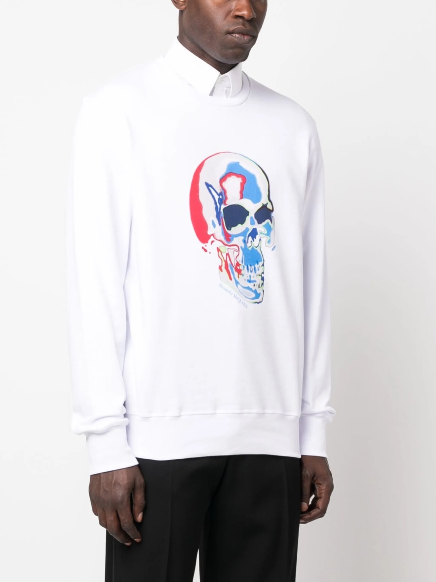 Bluza de trening Alexander McQueen alba - Img 3