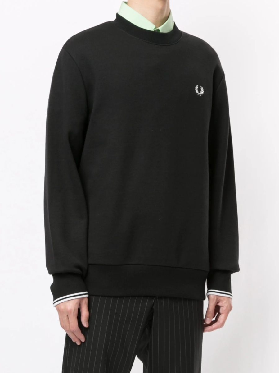 Bluza de trening Fred Perry neagra - Img 3
