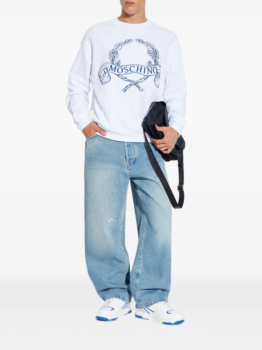 Bluza de trening Moschino alba - Img 2