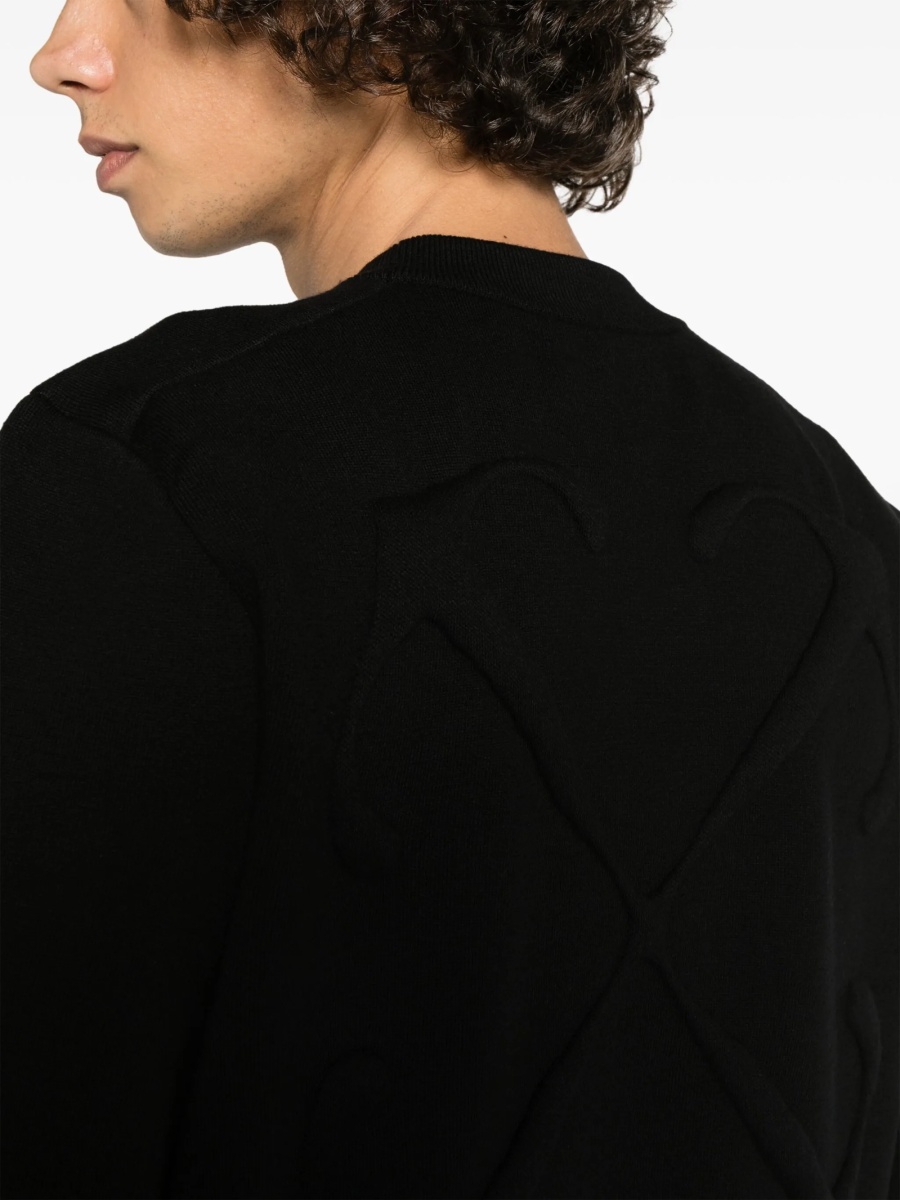 Bluza de trening Off-White neagra - Img 5