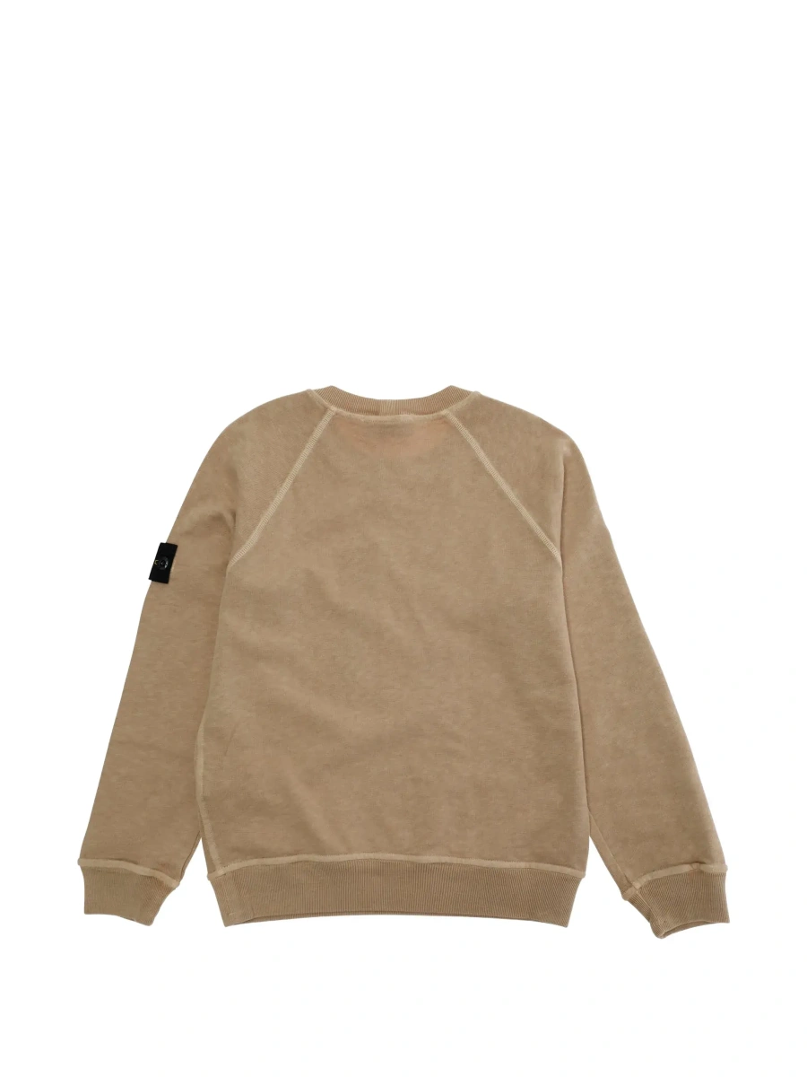 Bluza de trening Stone Island bej din bumbac 'L1S166100012S0060V0190' - Img 4