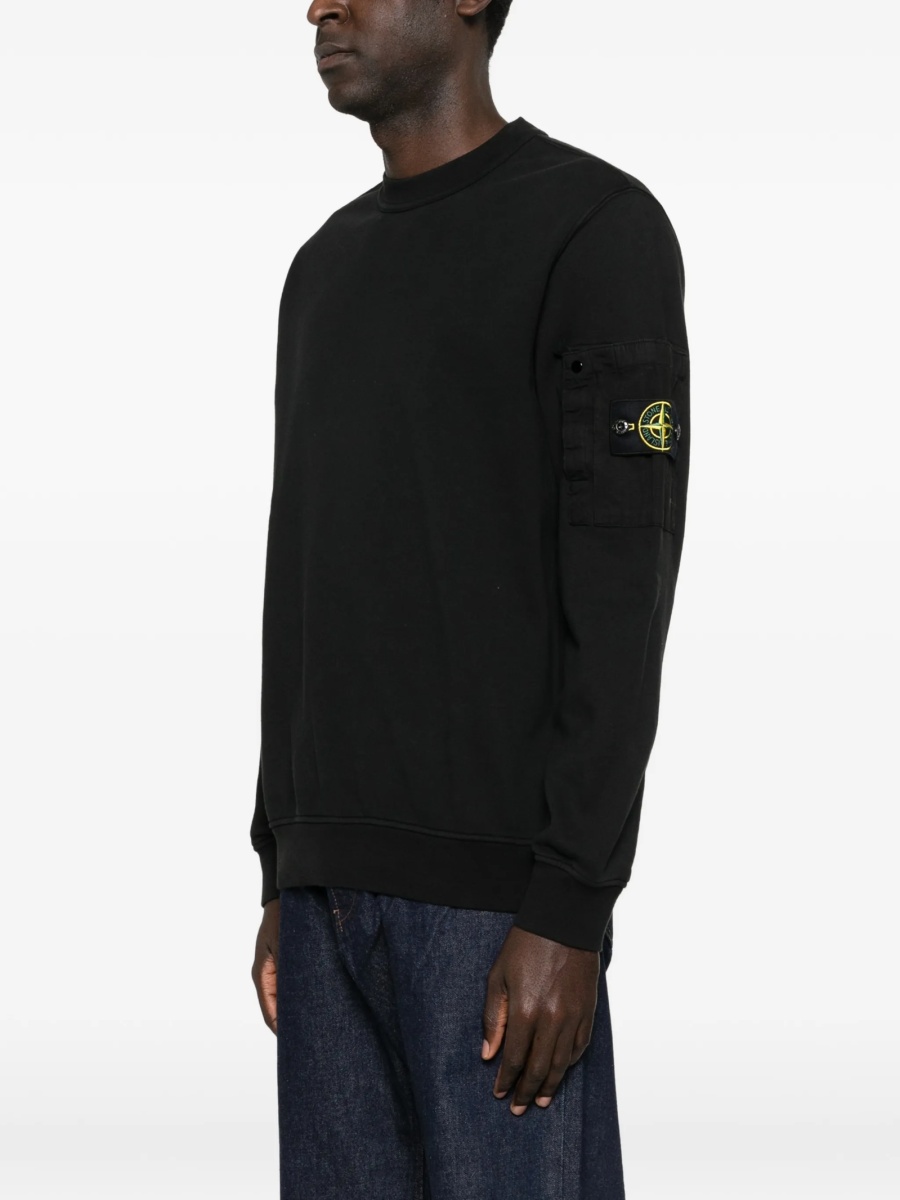 Bluza de trening Stone Island neagra - Img 3