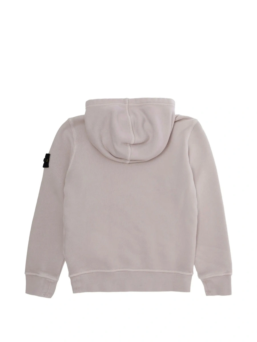 Bluza de trening Stone Island roz din bumbac - Img 4