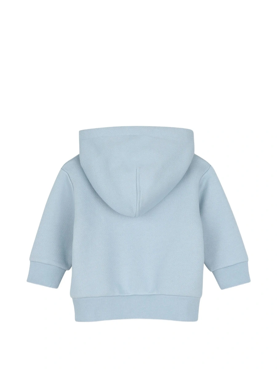 Bluza de trening Timberland albastra din bumbac organic si polyester - Img 2