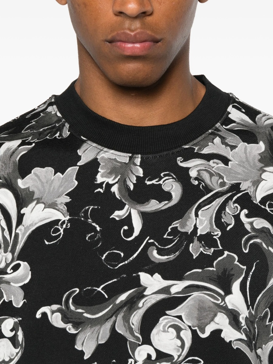 Bluza de trening Versace Jeans Couture neagra - Img 5