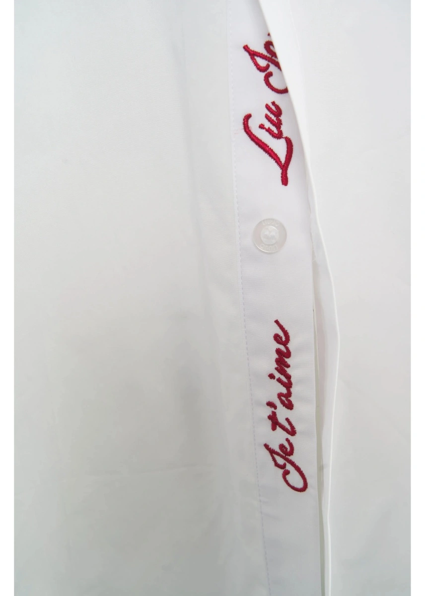 Bluza eleganta Liu Jo White alba din bumbac - Img 4