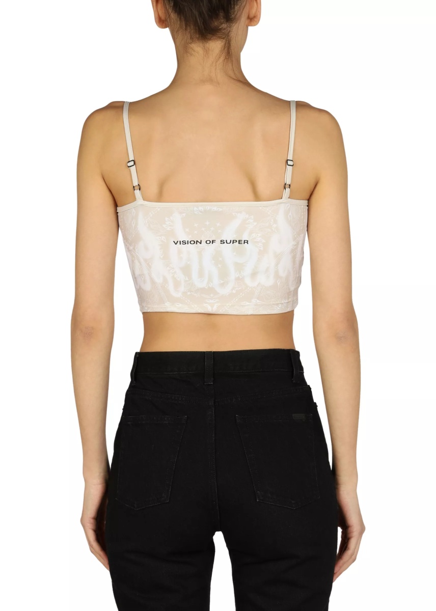 Bluza Pailsey Pattern Crop Top - Img 3