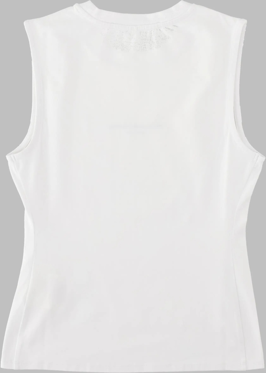 Bluza Tank Top In Cotone Stretch - Img 2