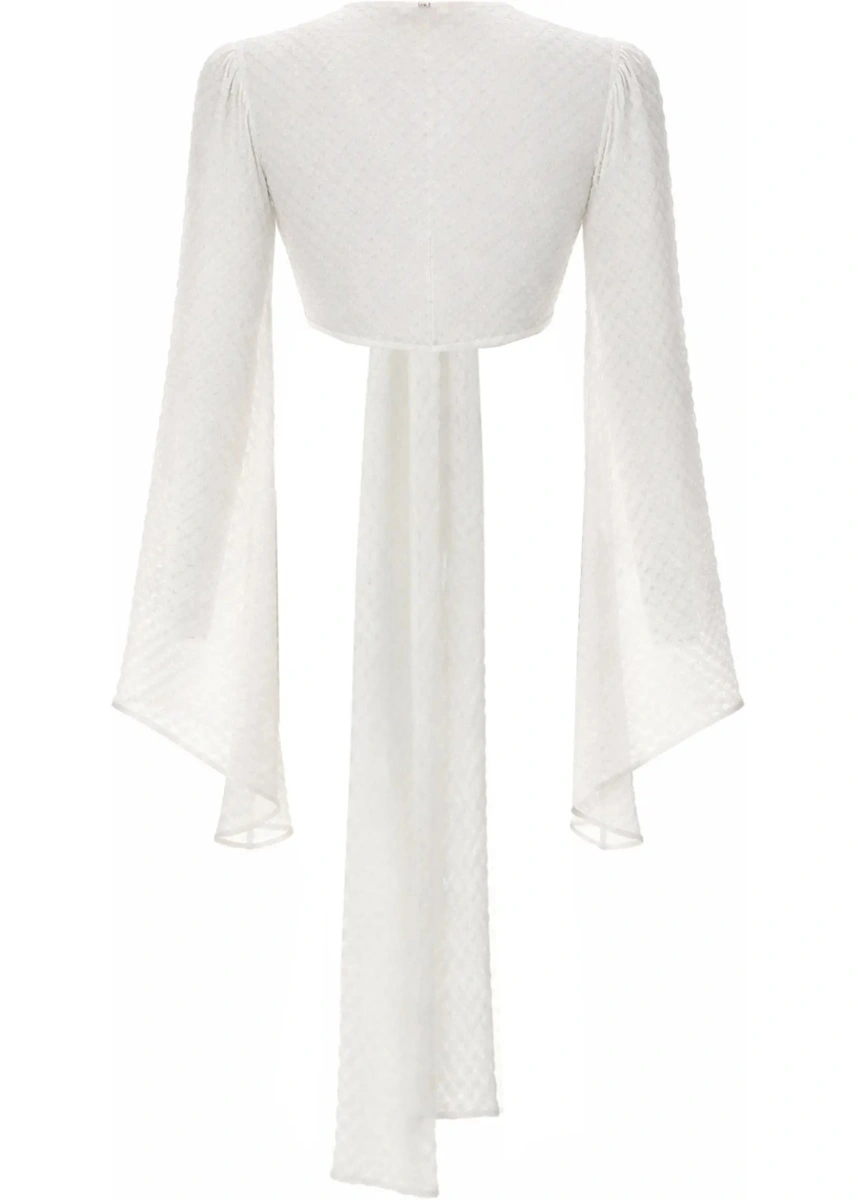 Bluza Top Scaldacuore In Viscosa Lamé - Img 2