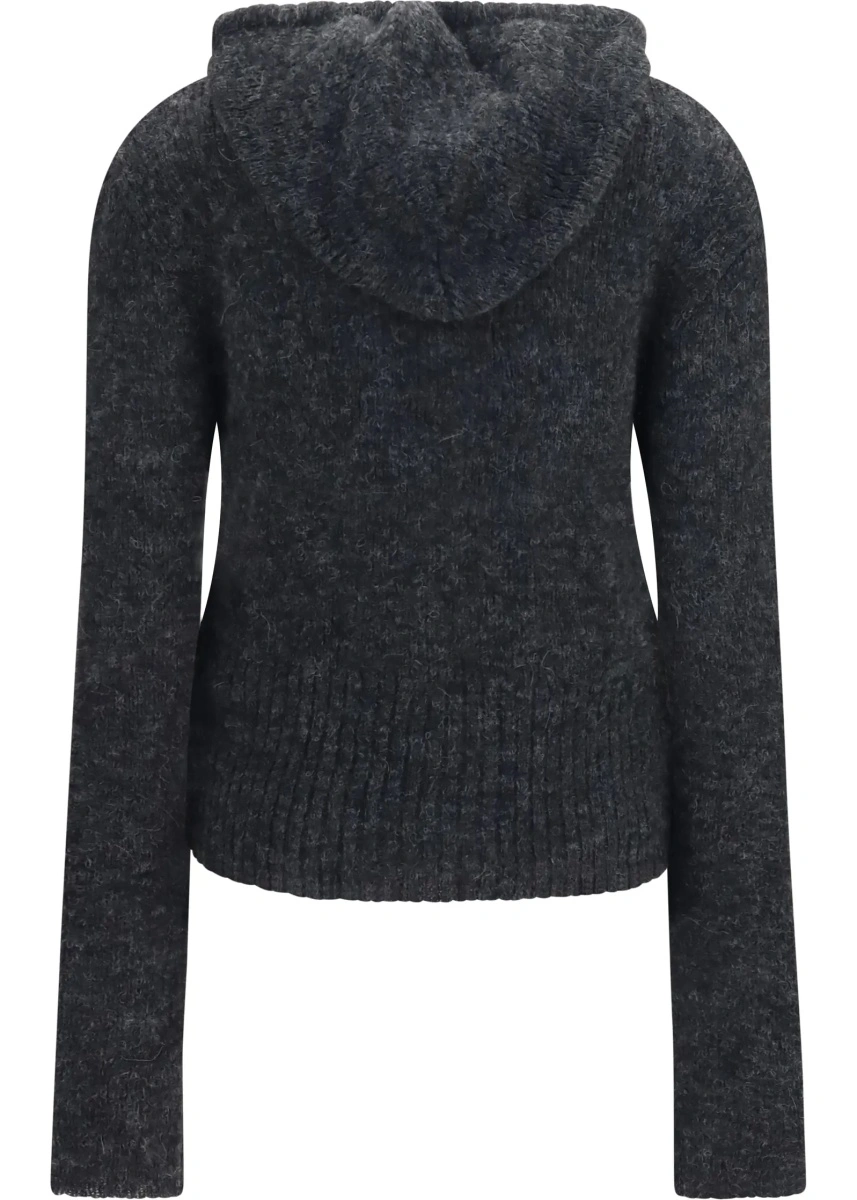 Bluza trening Alpaca-blend Zip-Up Hoodie - Img 2
