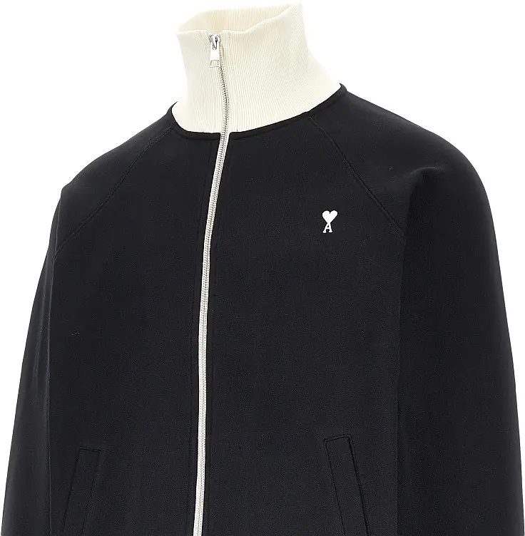 Bluza trening Ami de Coeur embroidery full-zip sweatshirt - Img 2