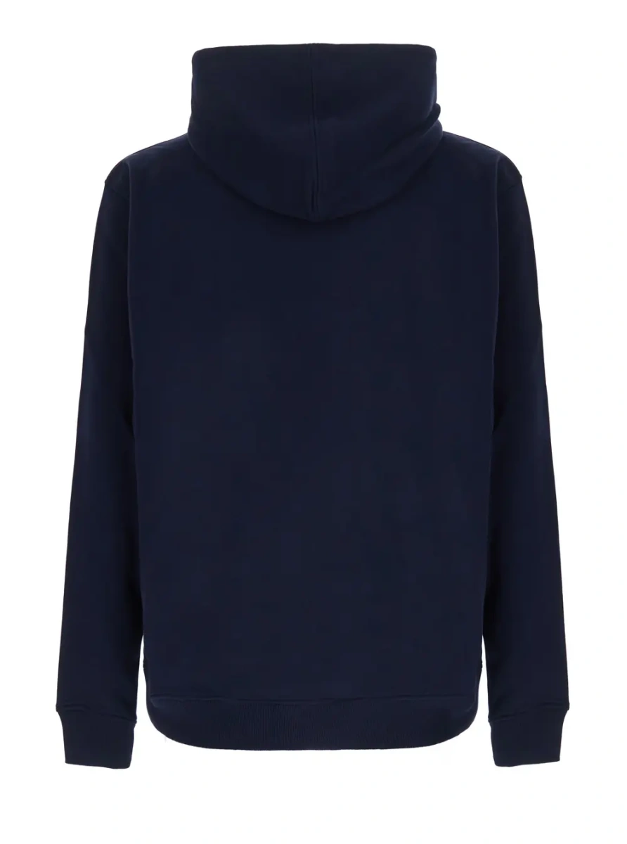 Bluza trening Blue unisex hoodie with red Ami de Cœur in fabric - Img 2