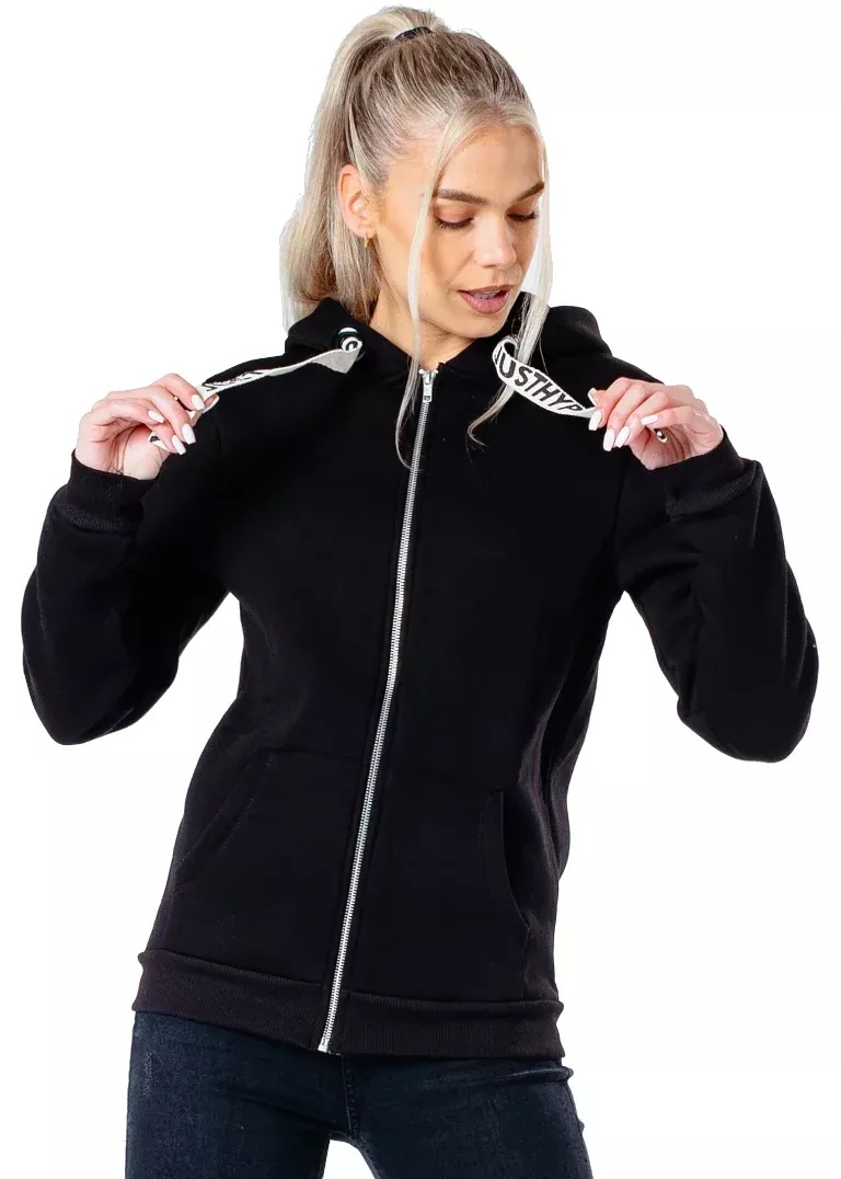 Bluza trening Drawstring Zip Hoodie - Img 2