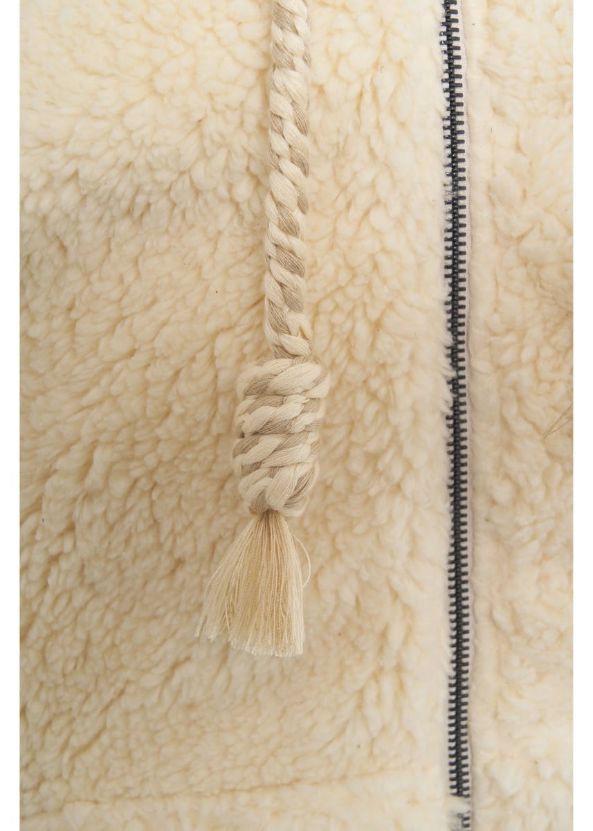 Bluza trening Teddy jacket zip-up hoodie - Img 3