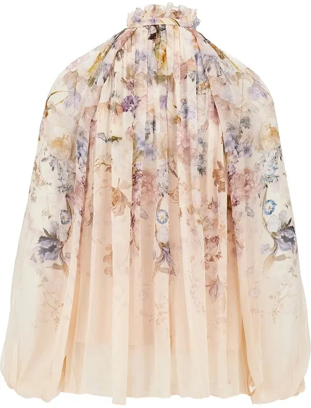 Bluza 'Valiant' crêpe de chine blouse - Img 3
