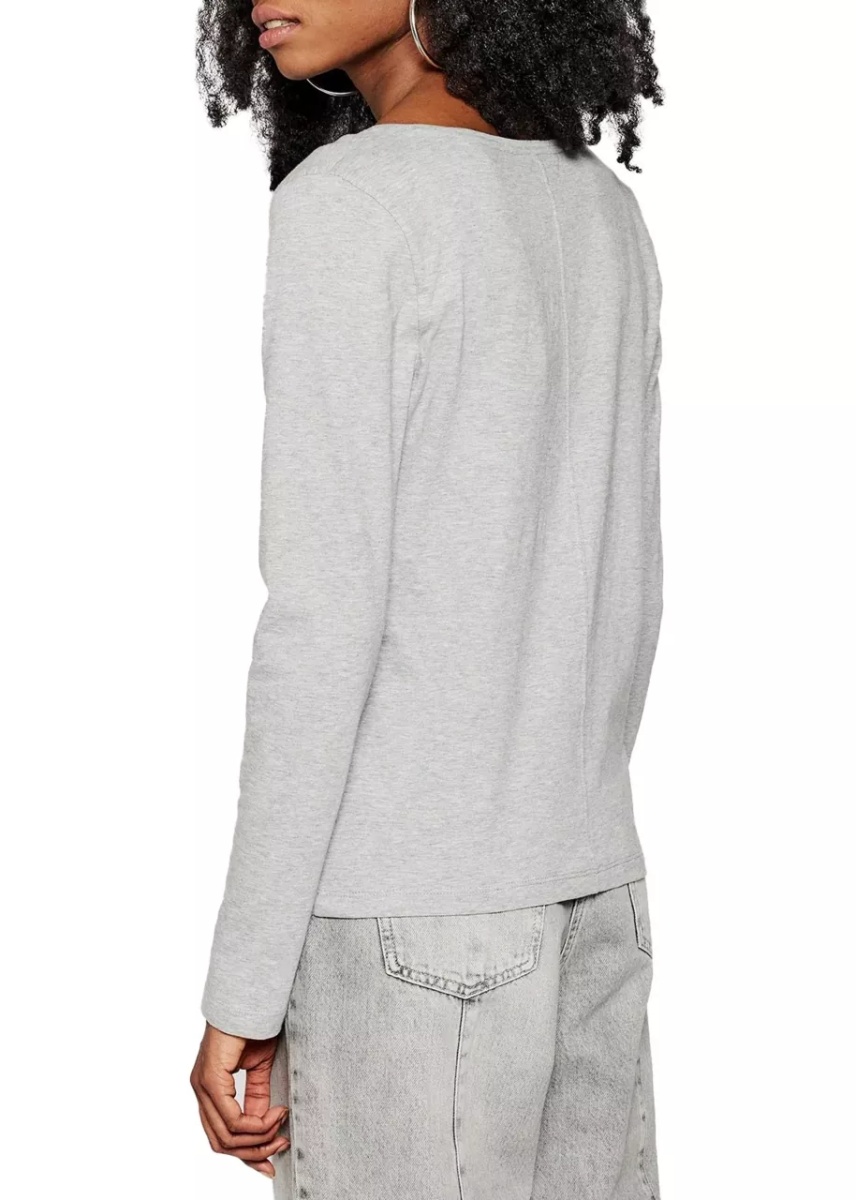 Bluze V-NECK LONG SLEEVE T-SHIRT - Img 3