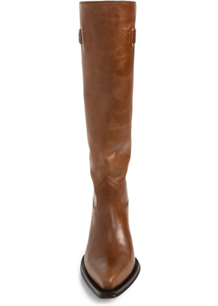 Bocanci casual Chloe multicolor din piele - Img 6