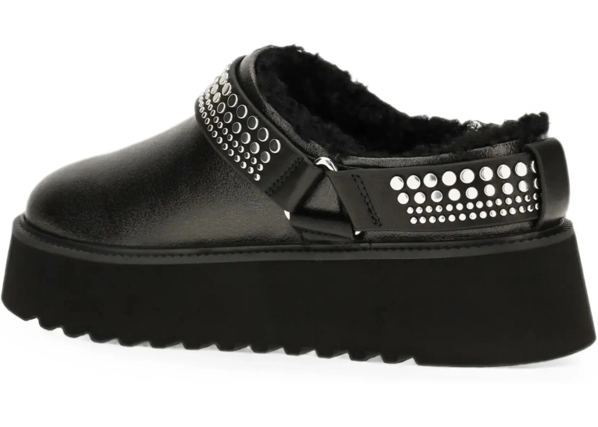 Bocanci casual Pinko negri din piele - Img 6
