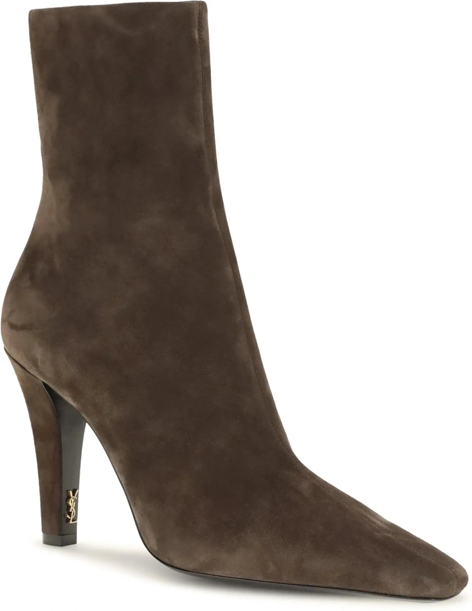 Bocanci casual Saint Laurent multicolori din piele intoarsa - Img 2