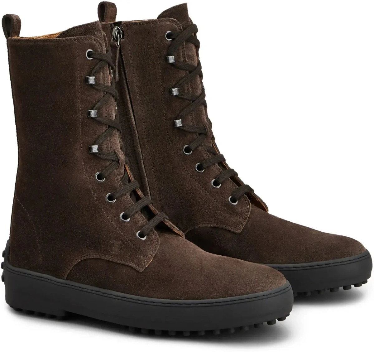 Bocanci casual TOD'S 'Gommino' multicolor din piele intoarsa - Img 4