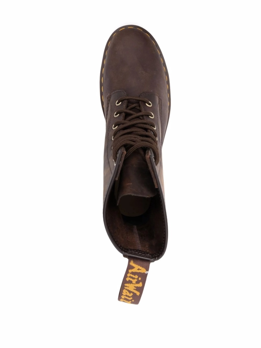 Bocanci Dr. Martens maro din piele - Img 4