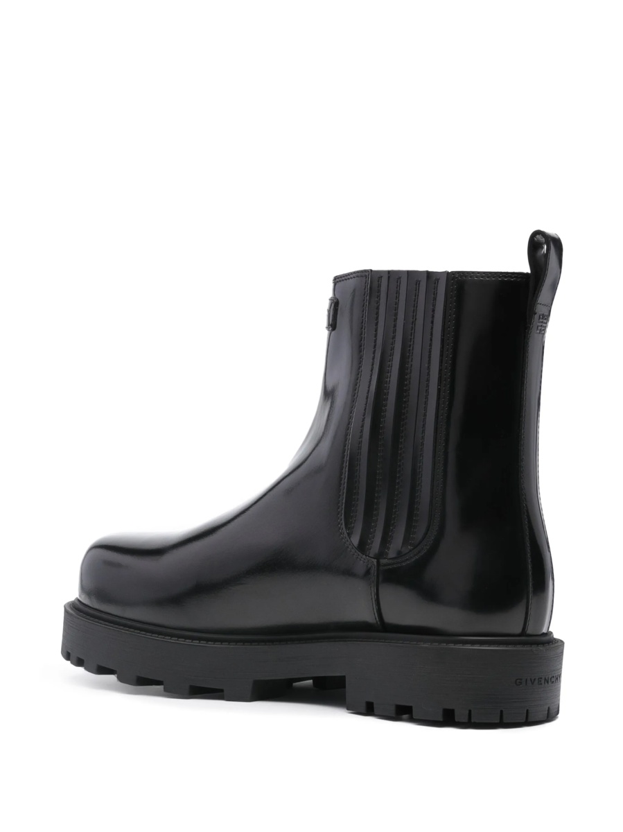 Bocanci Givenchy negri din piele - Img 3
