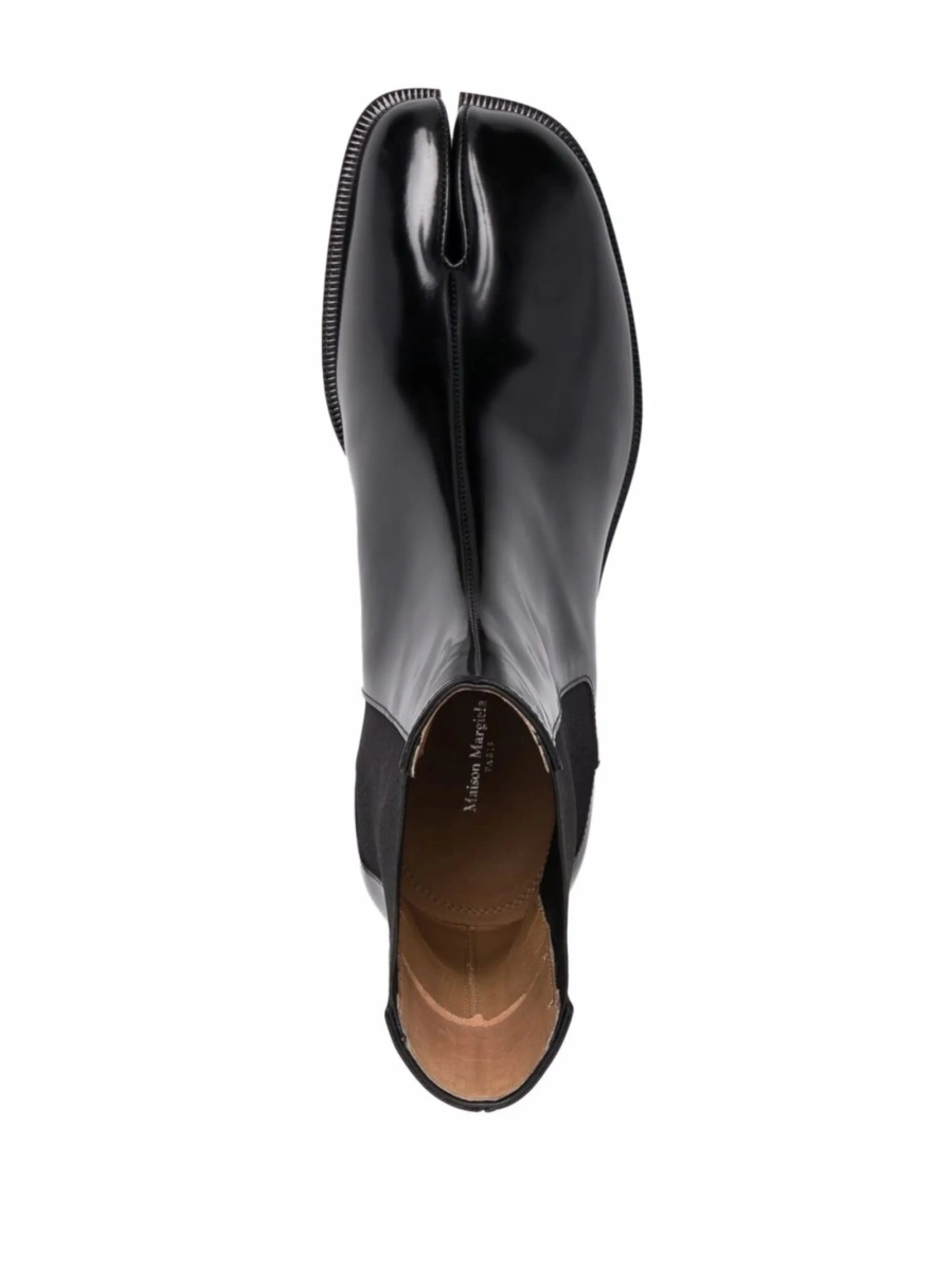 Bocanci Maison Margiela tabi negri din piele - Img 4