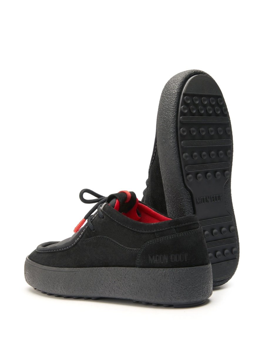 Bocanci Moon Boot negri din polyester si piele intoarsa - Img 4