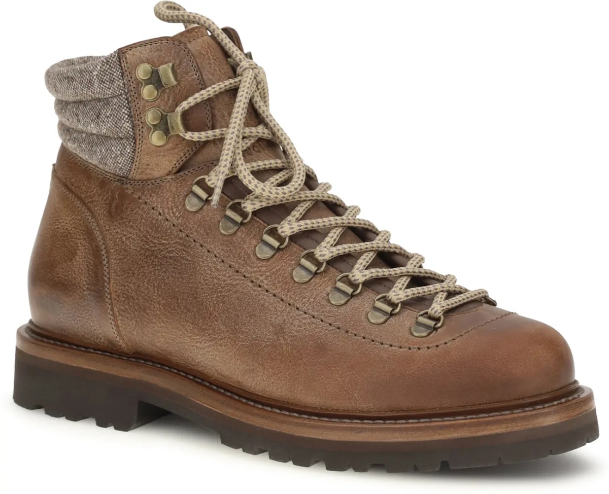 Bocanci Mountain Boots in leather with wool and cashmere inserts - Img 2