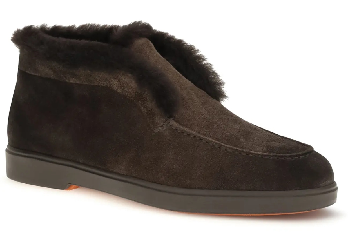 Bocanci Suede shearling Ankle Boots - Img 2