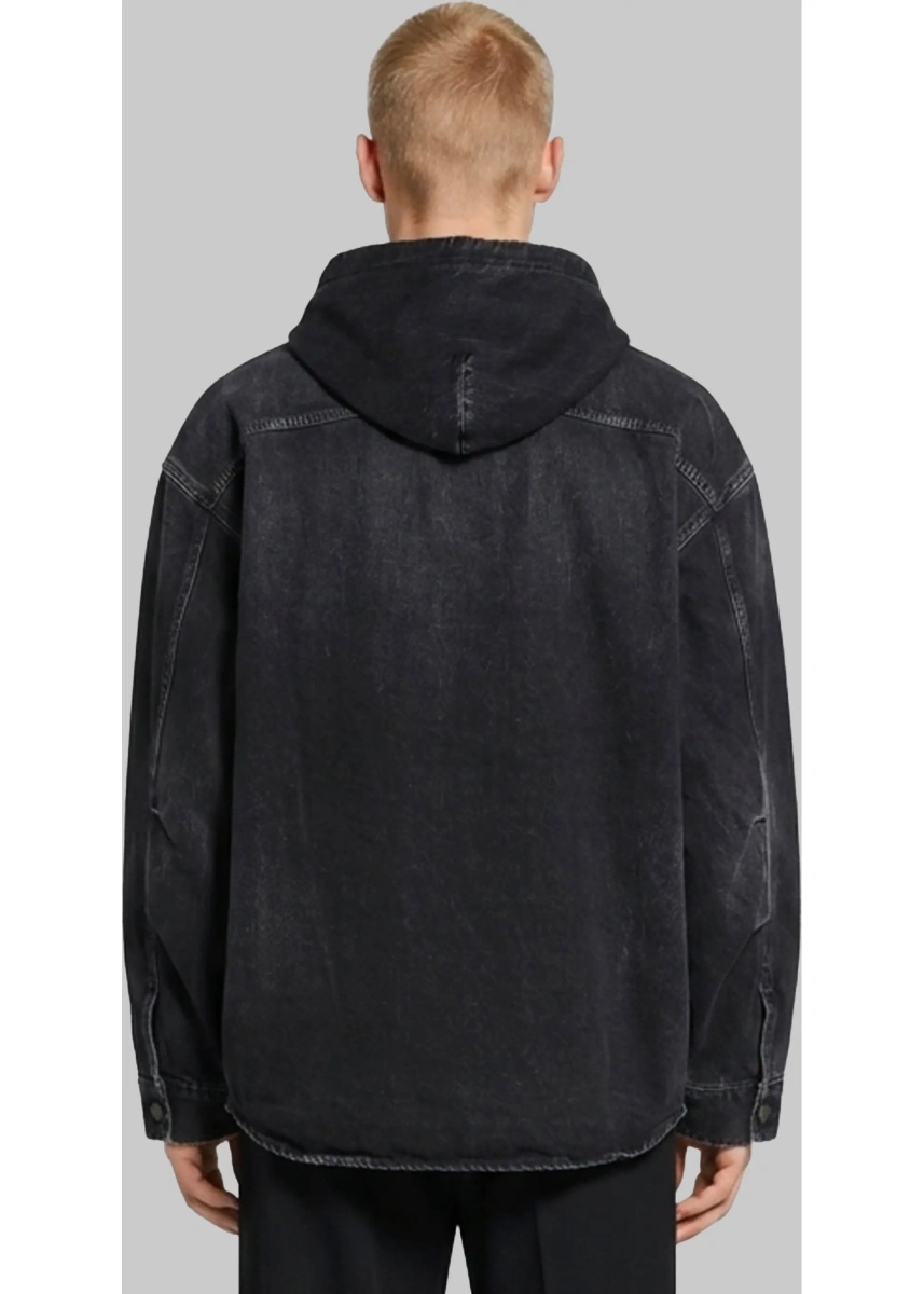 Bomber Denim Cargo Jacket - Img 3