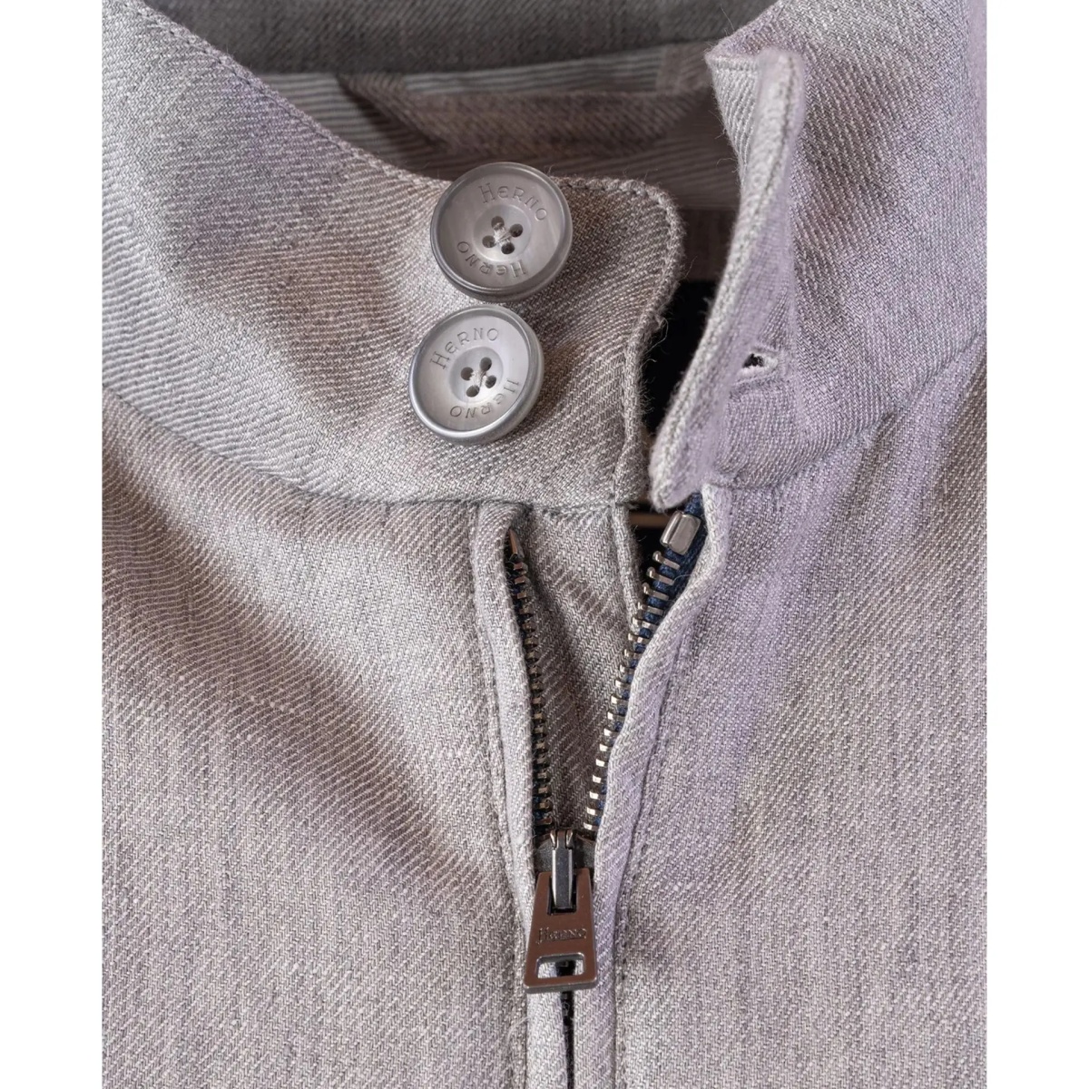 Bomber Herno Linen Bomber Jacket - Img 3