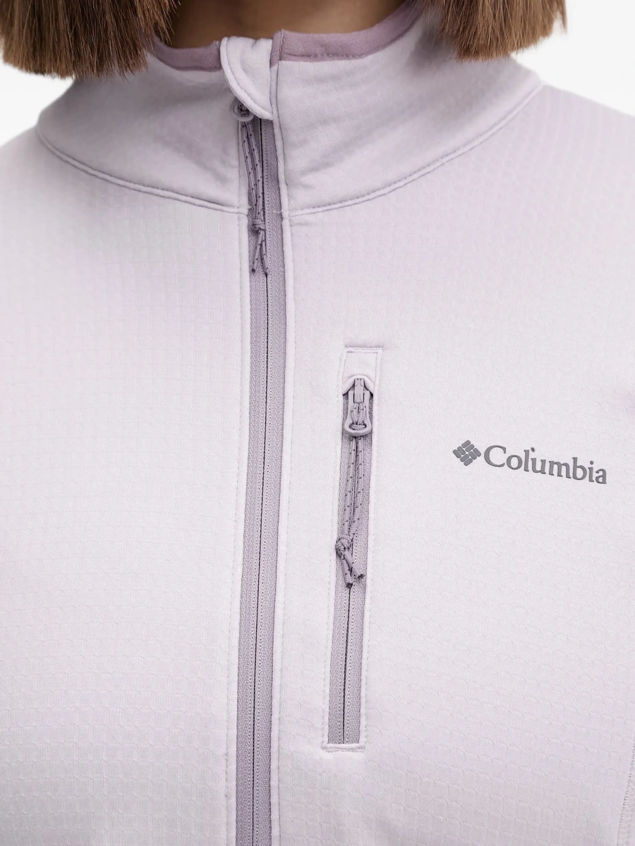 Bomber jacket Columbia violet din poliester reciclat - Img 5