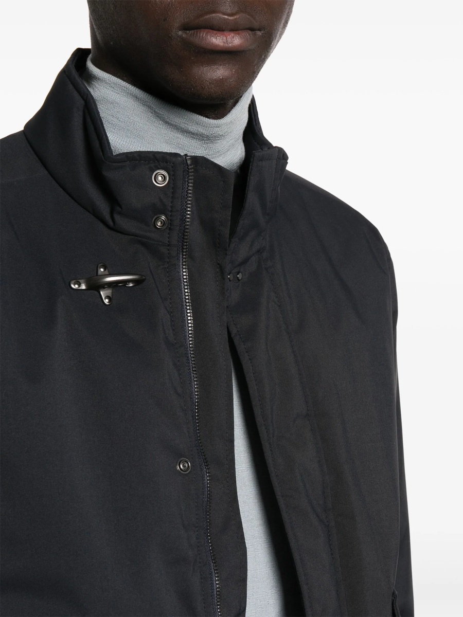 Bomber jacket Fay albastra din lana si poliamida - Img 5