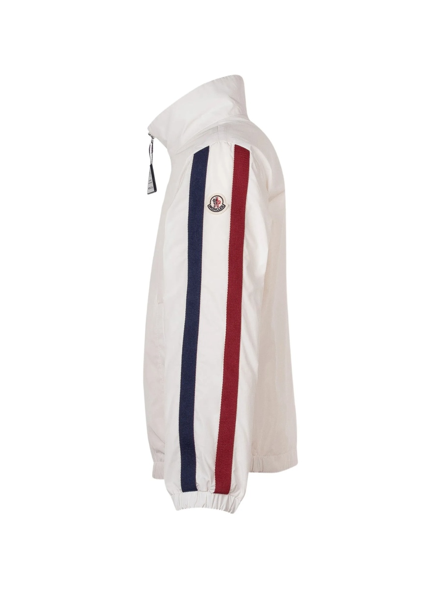 Bomber jacket Moncler alba din polyester si poliamida - Img 3