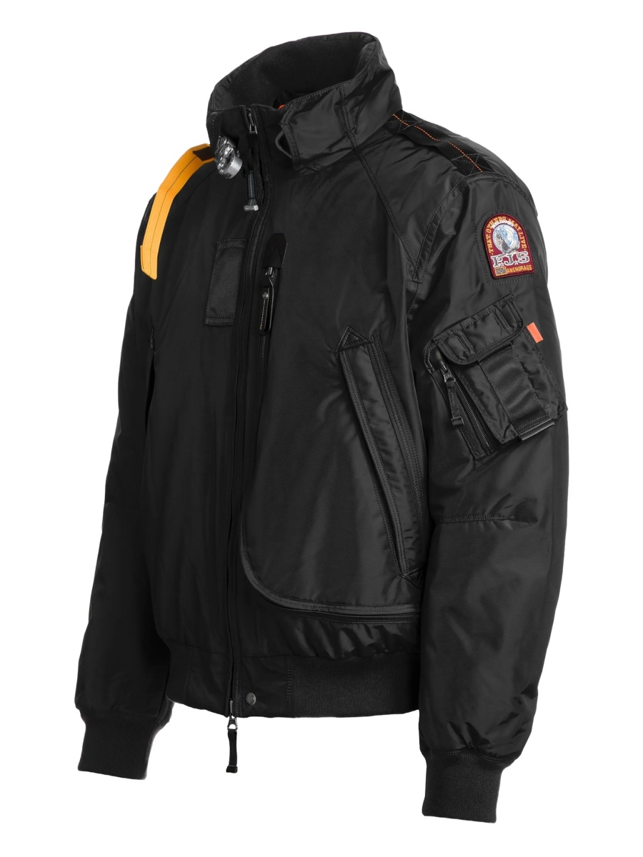 Bomber jacket Parajumpers neagra din poliamida - Img 2