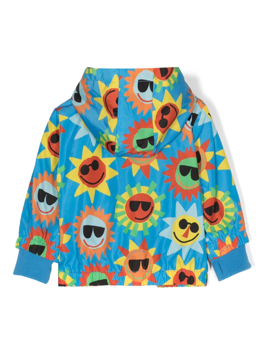 Bomber jacket Stella McCartney albastra din polyester - Img 2