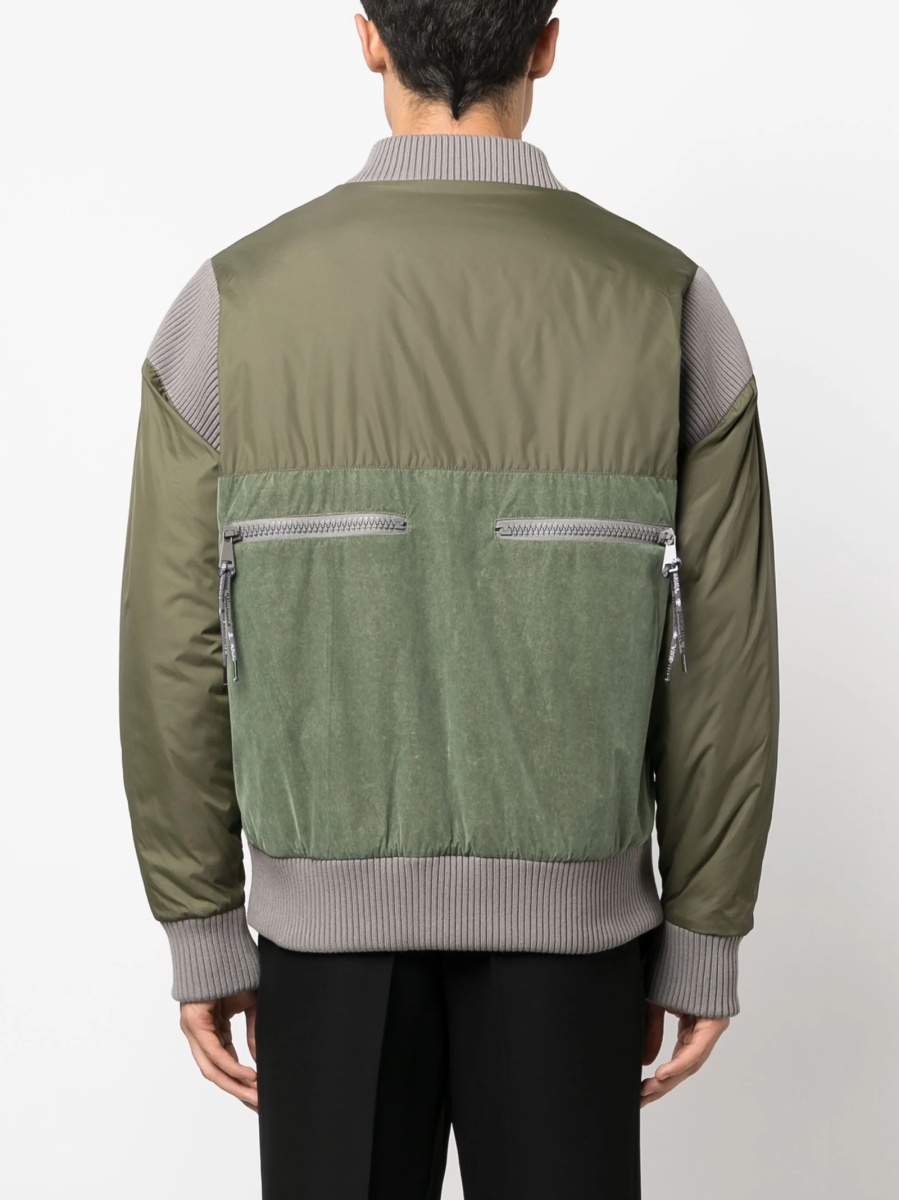 Bomber jacket Vivienne Westwood verde din poliamida - Img 4