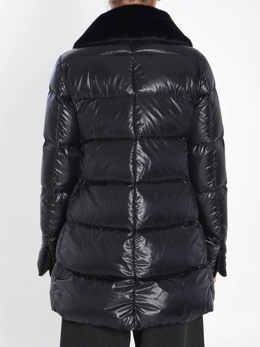 Bomber Light Puffer With Collar Fur - Img 4