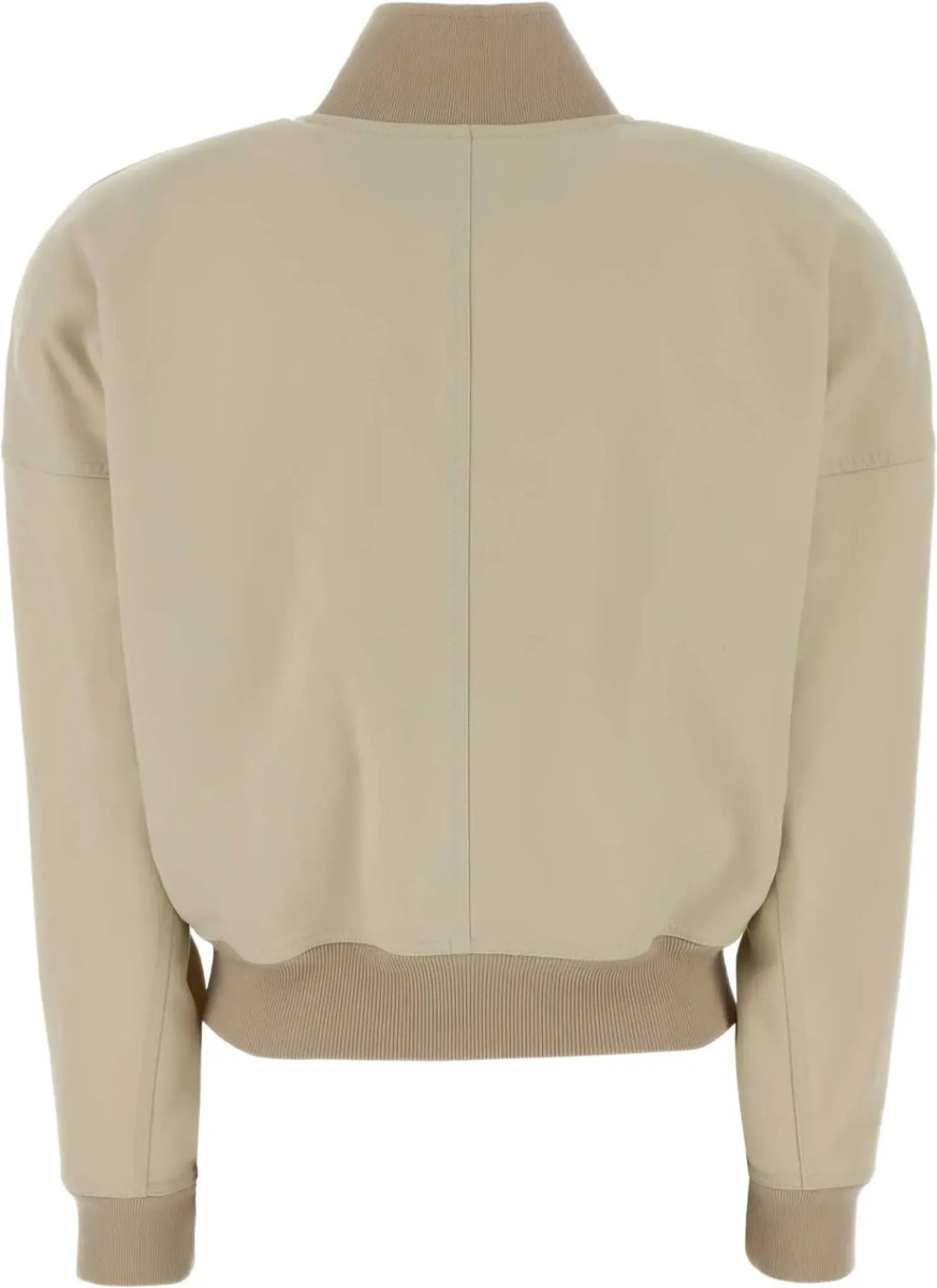 Bomber Zip Bomber Jacket in silk poplin - Img 4