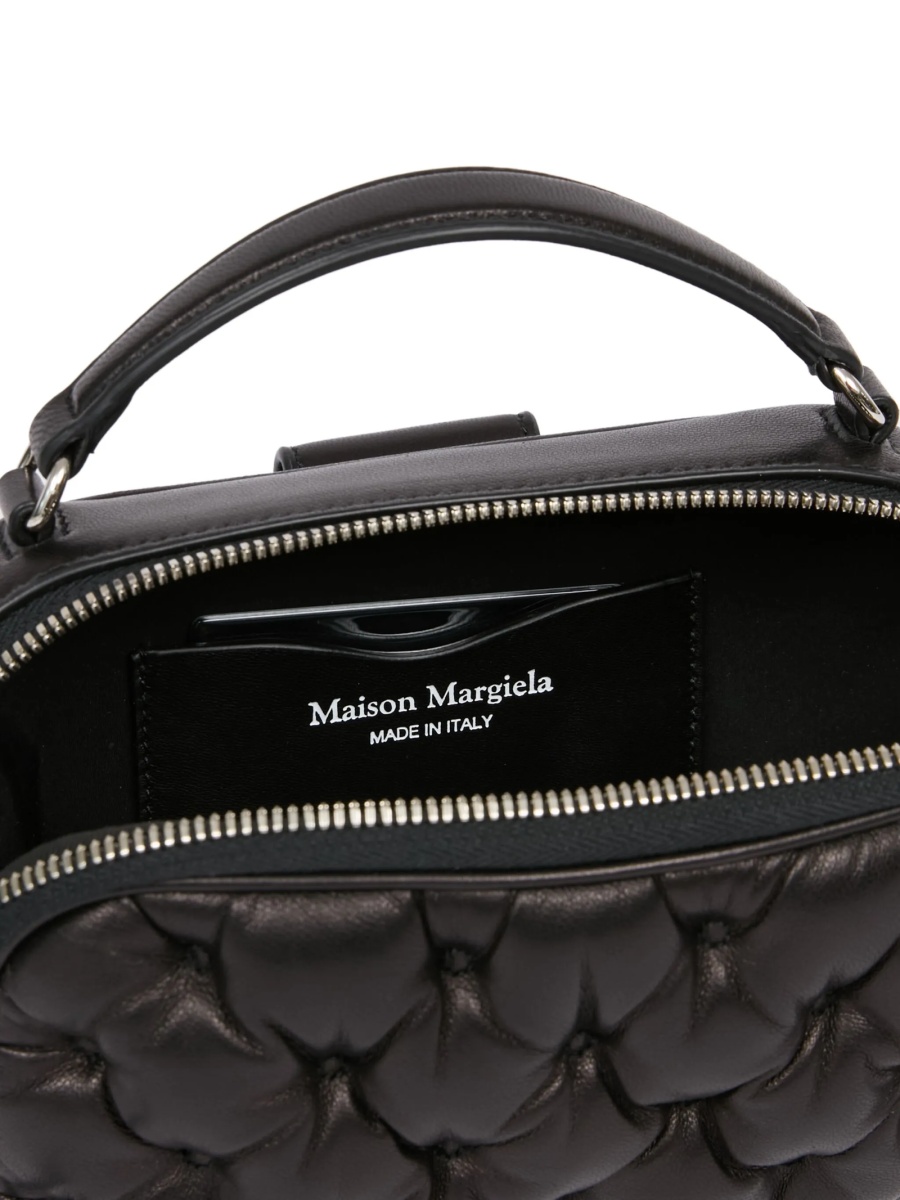 Borseta Maison Margiela neagra din piele - Img 4