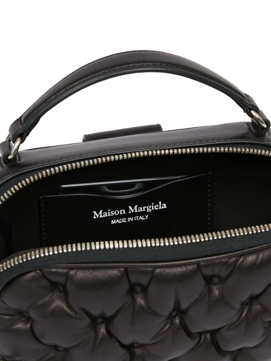 Borseta Maison Margiela neagra din piele - Img 4