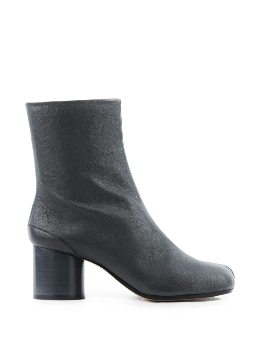 Botine Maison Margiela gri din piele - Img 9