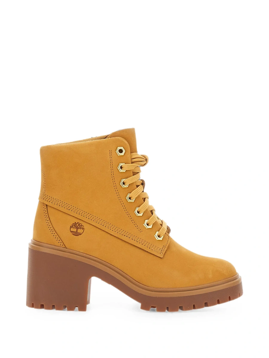 Botine Timberland galbene din piele - Img 8