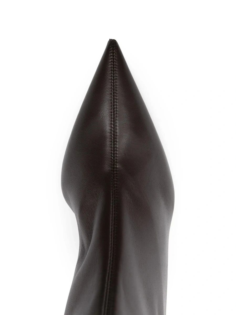 Botine TOTEME maro din piele - Img 7
